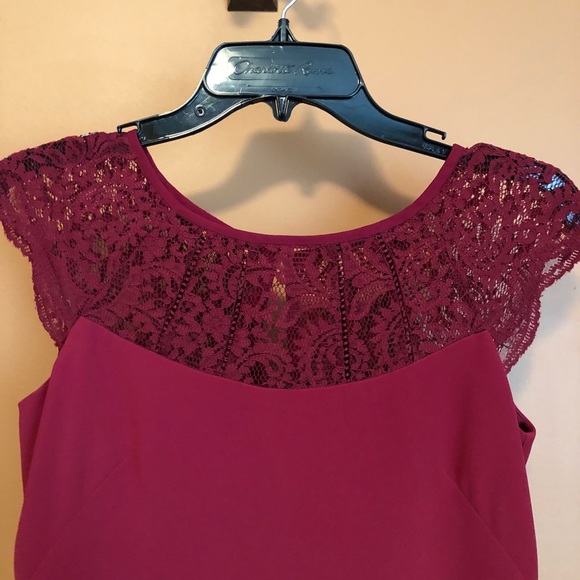 White House black Market Red Midi Dress - Picture 4 of 5